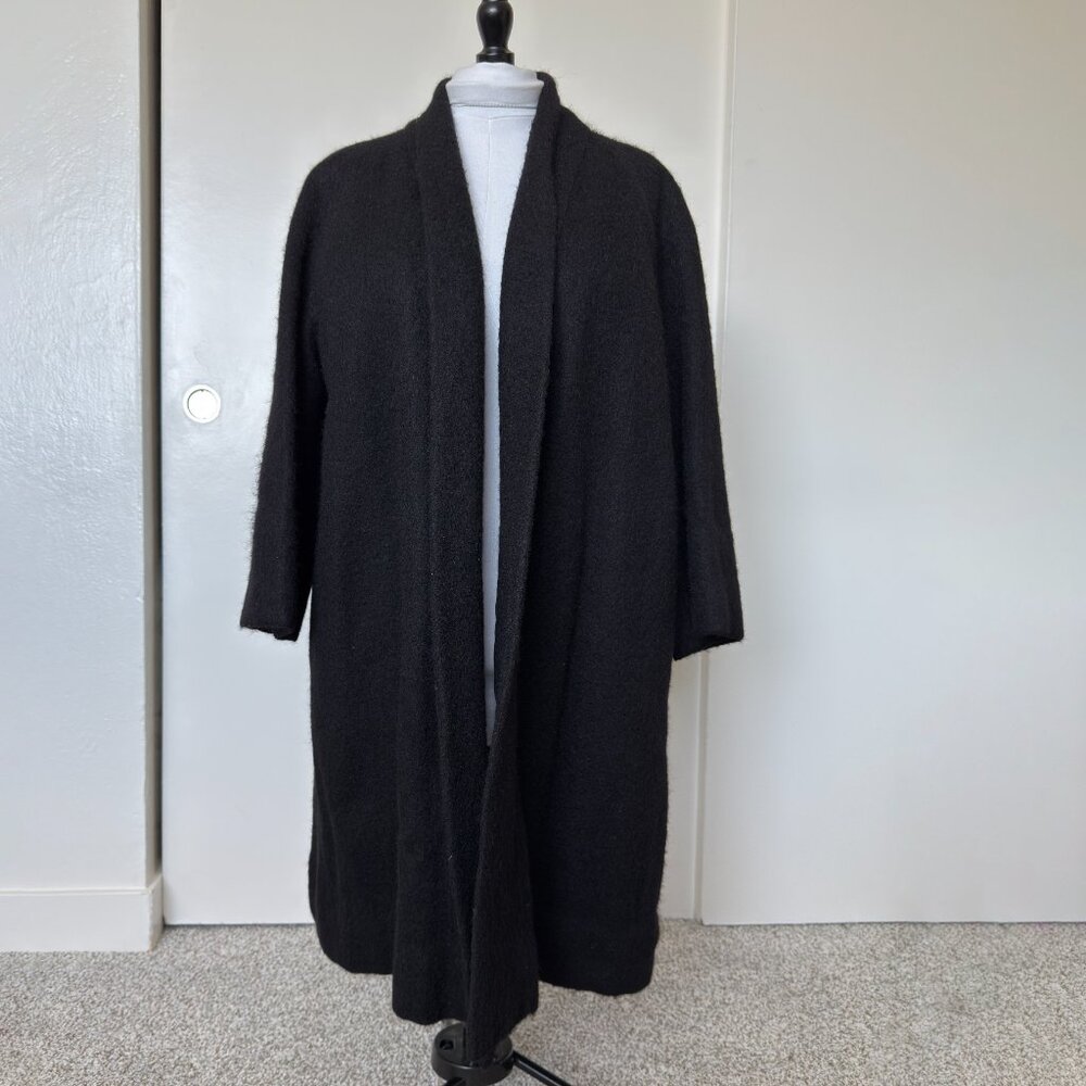 Vintage Black Evening Overcoat
